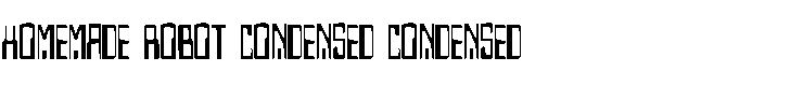 Homemade Robot Condensed Condensed