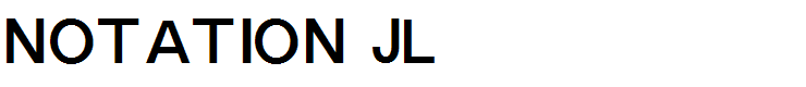 Notation JL