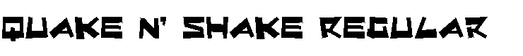 Quake & Shake Regular